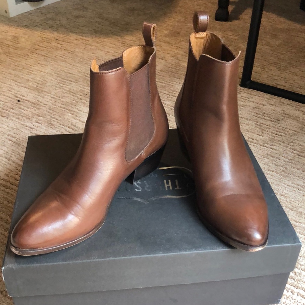 Thursday Boots Duchess bootie in Amaretto